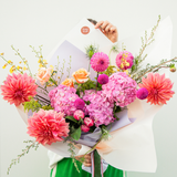 Bright and happy birthday celebration bouquet — flower delivery Newcastle Lake Macquarie