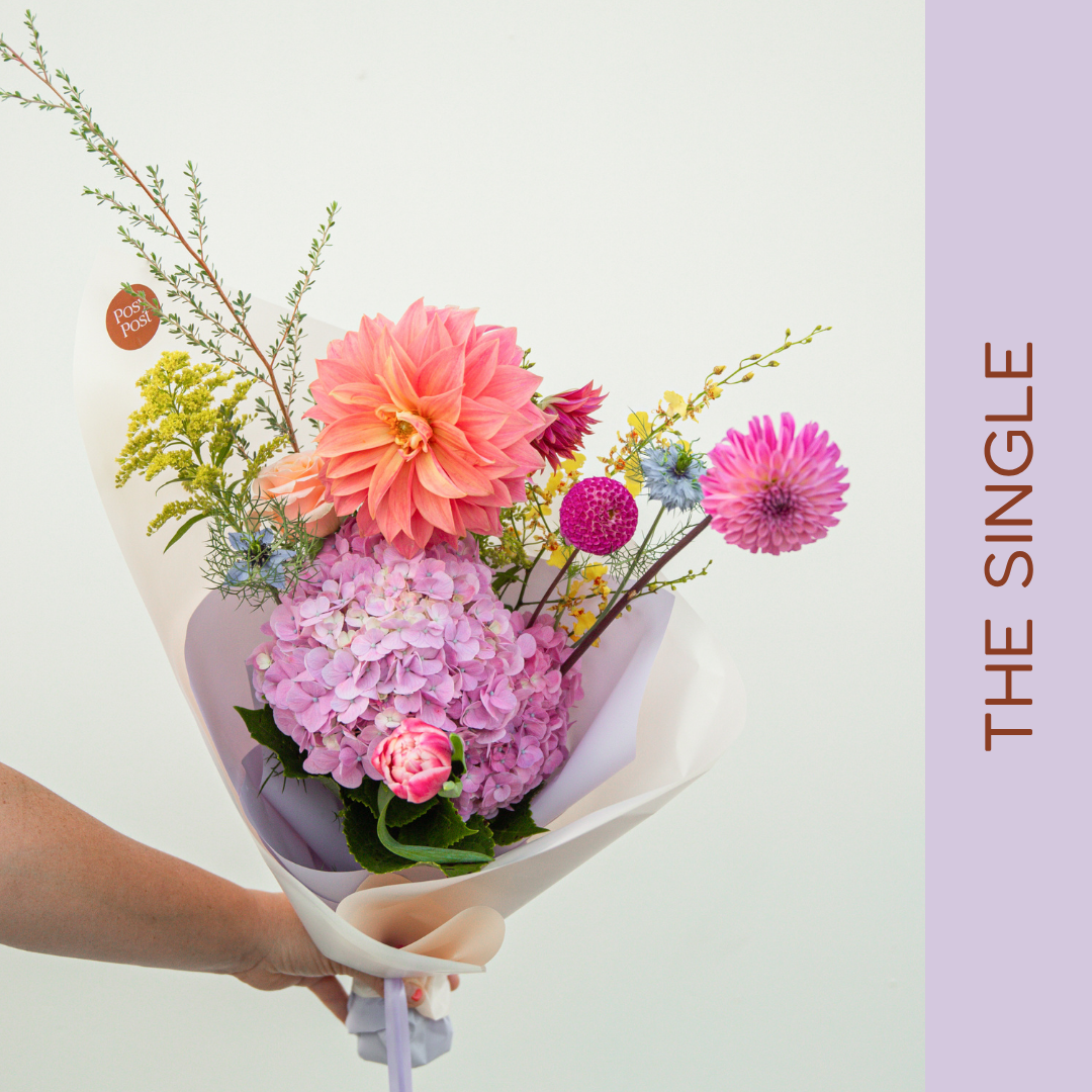 Bright and happy birthday celebration bouquet — flower delivery Newcastle Lake Macquarie