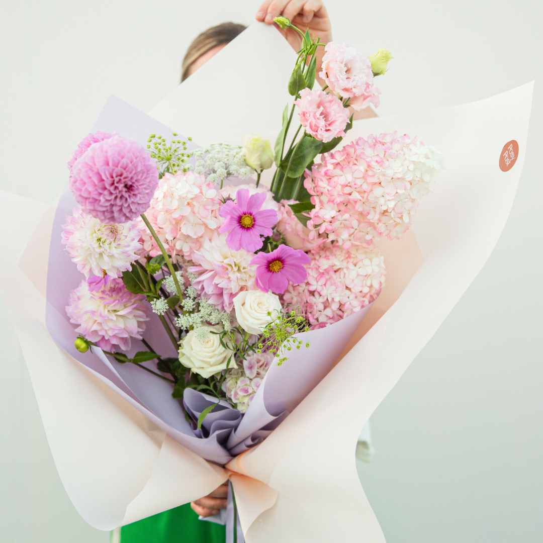 Soft and pretty sympathy and just because bouquet — flower delivery Lake Macquarie Maitland